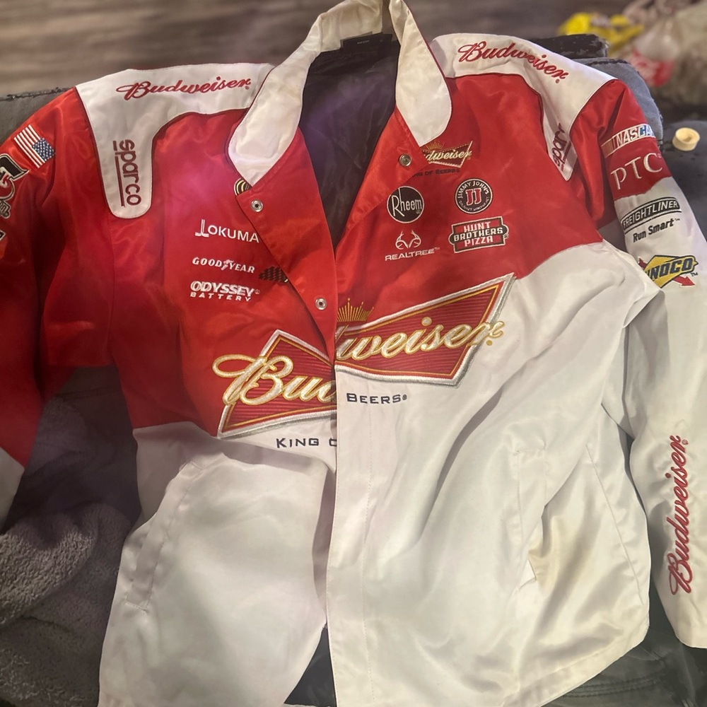 Budweiser Racing Jacket in Red and White